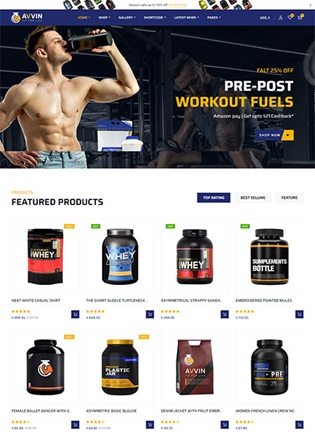 Avvin-Supplement-Store-Theme